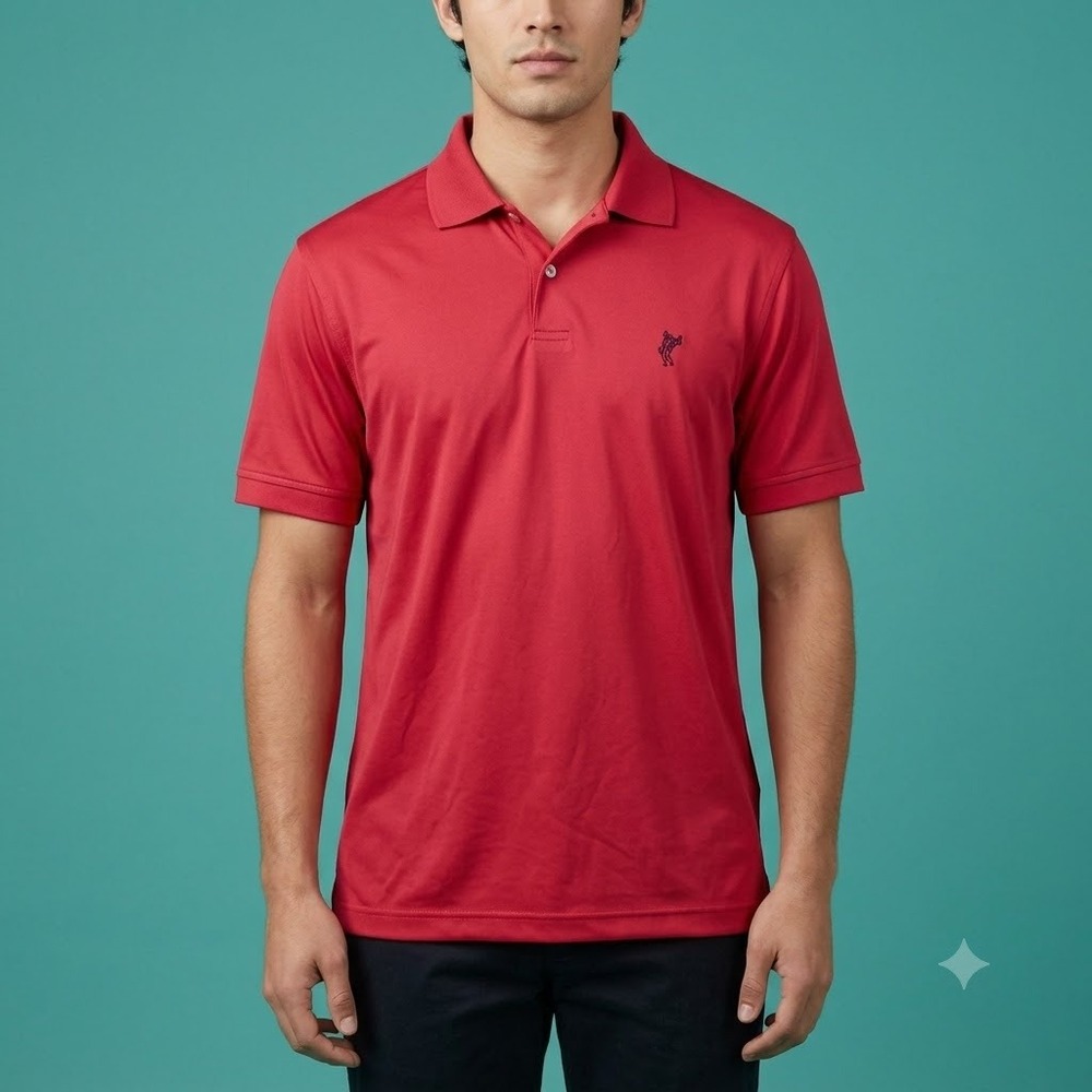 Psycho Bunny Polo Shirt Mens M Pink Short Sleeve Embroidered Logo